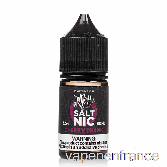 Cerise Bu - Sels Impitoyables - Stylo Vape 30 Ml 35 Mg